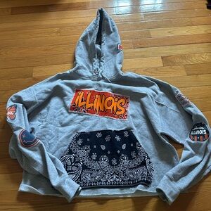 Custom Illinois hoodie